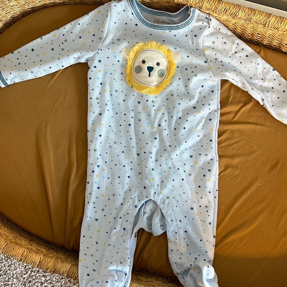 One new baby boy pajamas